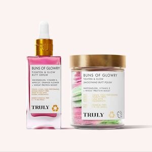 Truly Beauty Buns of Glowry For Your Buns Routine (Polish & Serum)